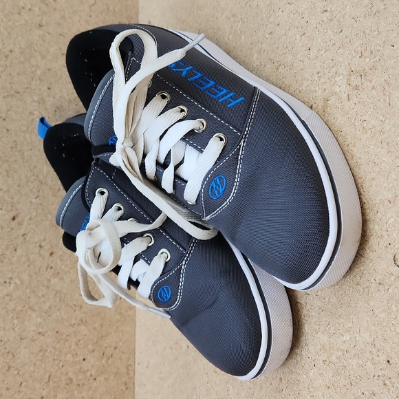 Heelys Shoes Heelys Pro 2 He00759 Skate Shoe Size Youth 5 Gray Blue